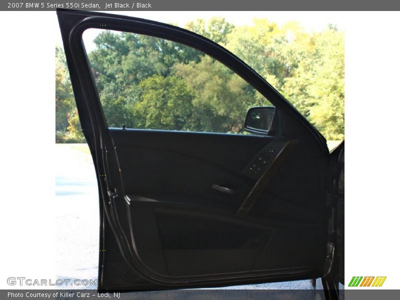 Jet Black / Black 2007 BMW 5 Series 550i Sedan