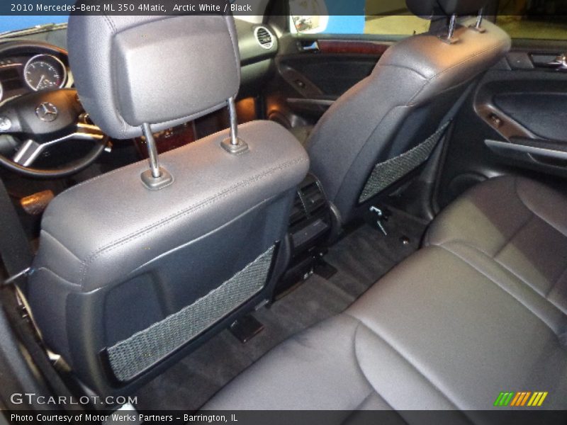 Arctic White / Black 2010 Mercedes-Benz ML 350 4Matic