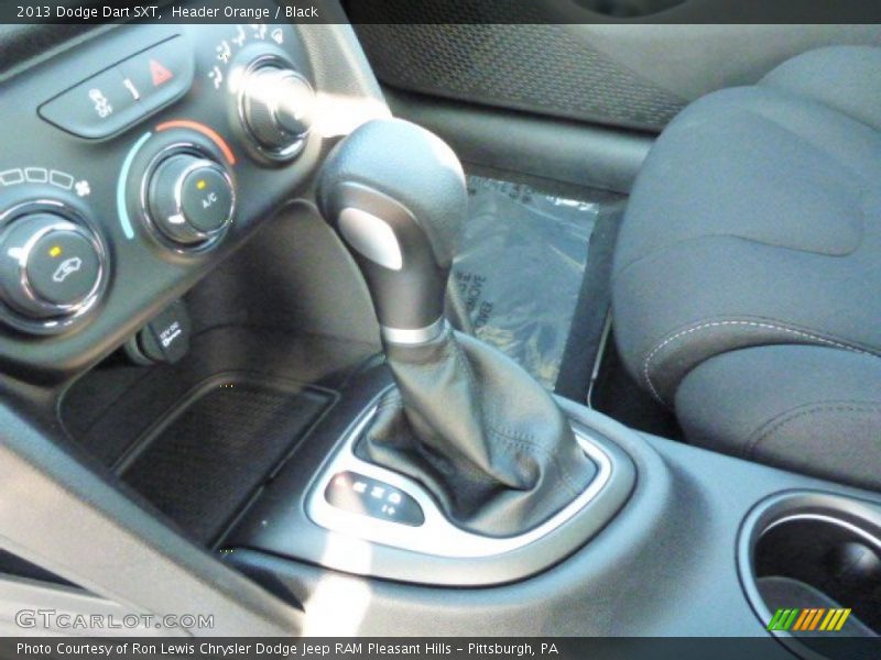 Header Orange / Black 2013 Dodge Dart SXT
