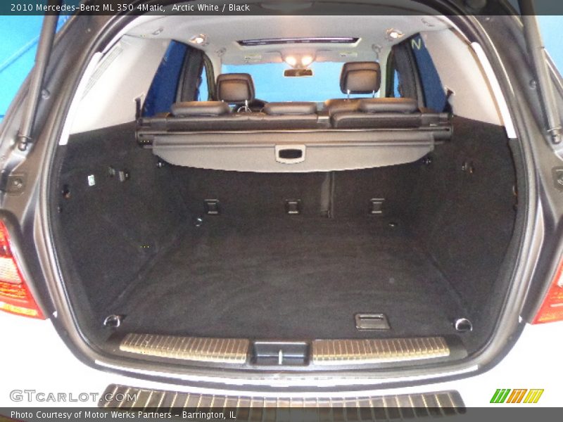 Arctic White / Black 2010 Mercedes-Benz ML 350 4Matic