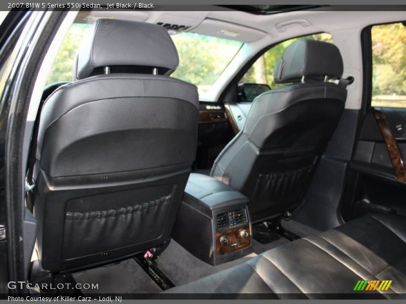 Jet Black / Black 2007 BMW 5 Series 550i Sedan