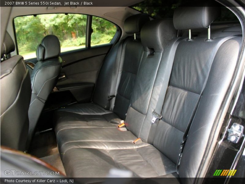 Jet Black / Black 2007 BMW 5 Series 550i Sedan