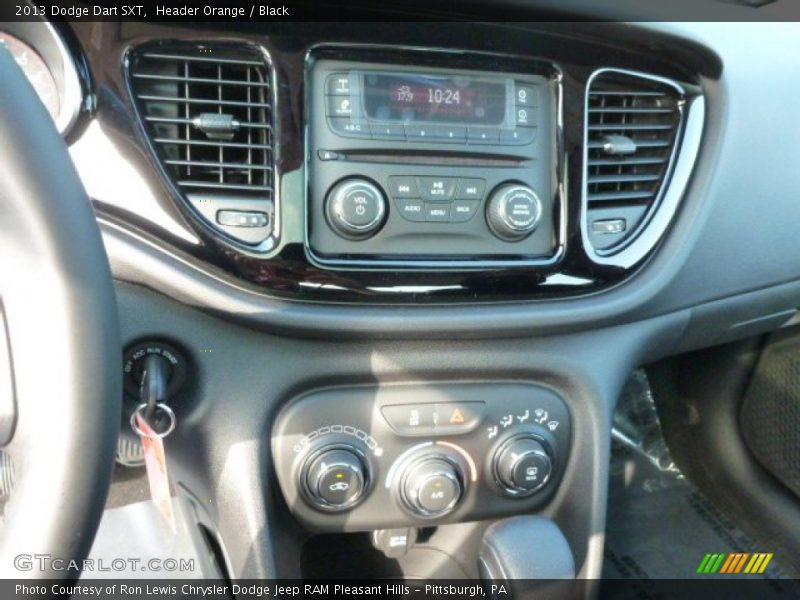 Header Orange / Black 2013 Dodge Dart SXT