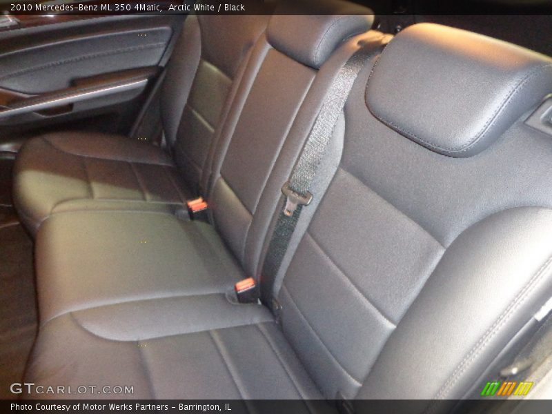 Arctic White / Black 2010 Mercedes-Benz ML 350 4Matic