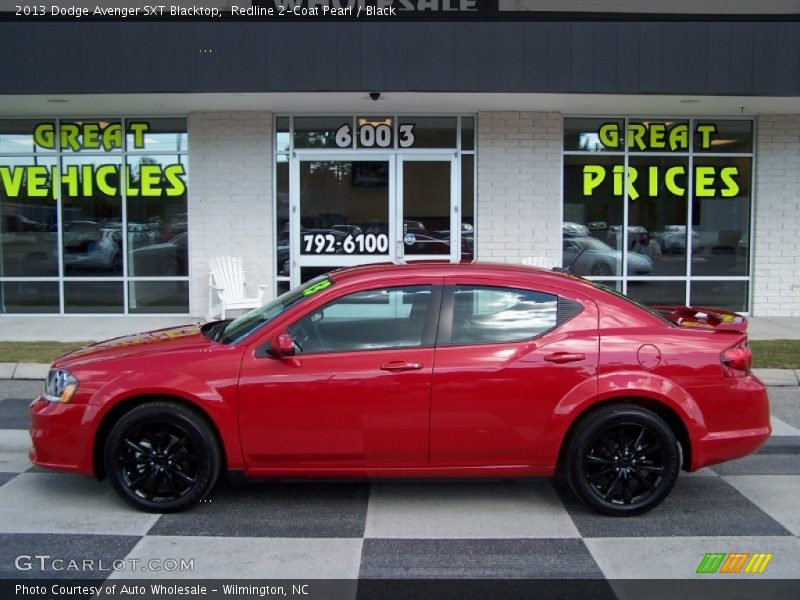 Redline 2-Coat Pearl / Black 2013 Dodge Avenger SXT Blacktop