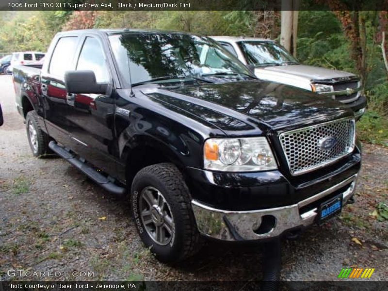 Black / Medium/Dark Flint 2006 Ford F150 XLT SuperCrew 4x4