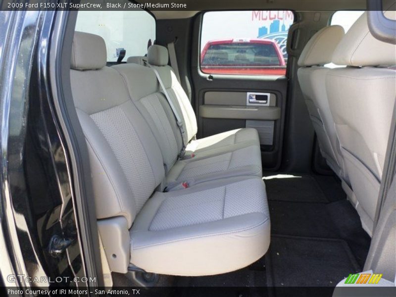 Black / Stone/Medium Stone 2009 Ford F150 XLT SuperCrew