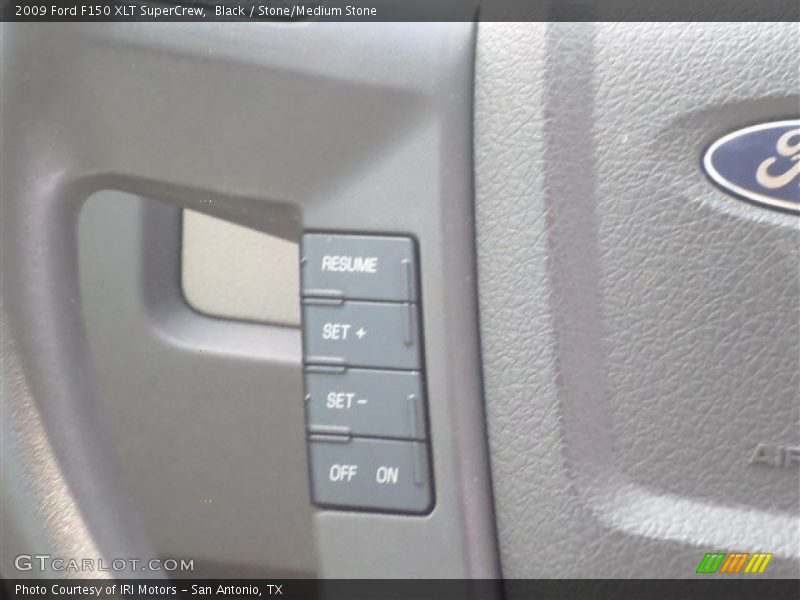 Black / Stone/Medium Stone 2009 Ford F150 XLT SuperCrew