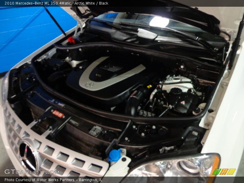 Arctic White / Black 2010 Mercedes-Benz ML 350 4Matic