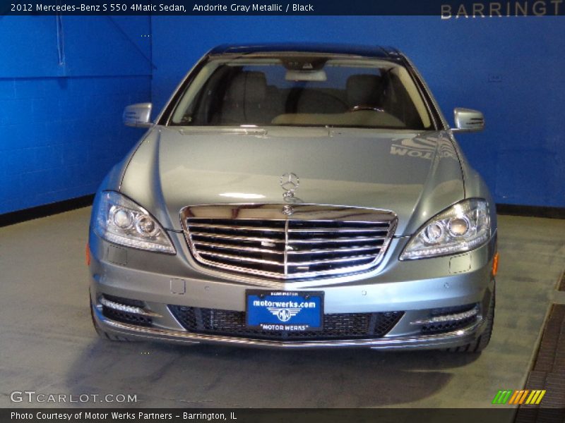 Andorite Gray Metallic / Black 2012 Mercedes-Benz S 550 4Matic Sedan