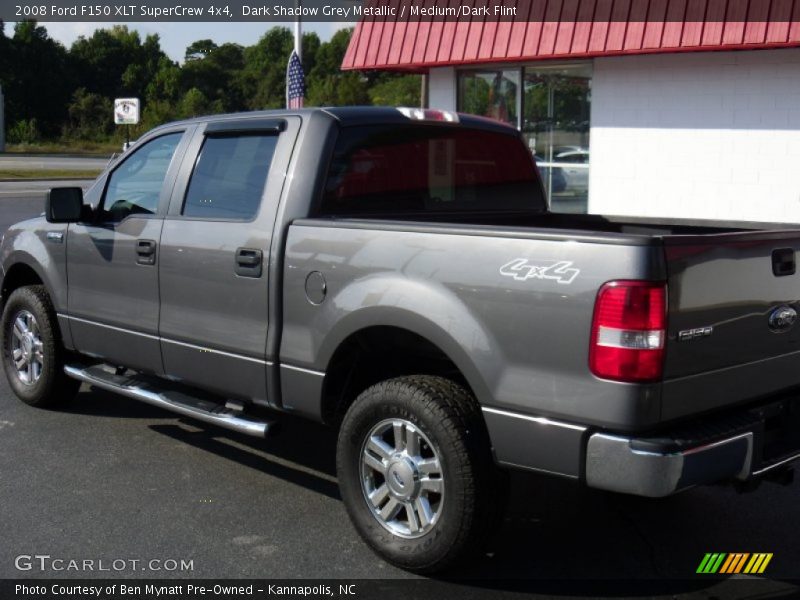 Dark Shadow Grey Metallic / Medium/Dark Flint 2008 Ford F150 XLT SuperCrew 4x4