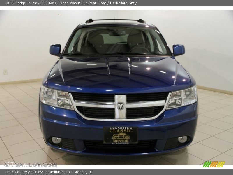 Deep Water Blue Pearl Coat / Dark Slate Gray 2010 Dodge Journey SXT AWD