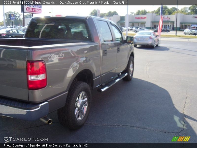Dark Shadow Grey Metallic / Medium/Dark Flint 2008 Ford F150 XLT SuperCrew 4x4