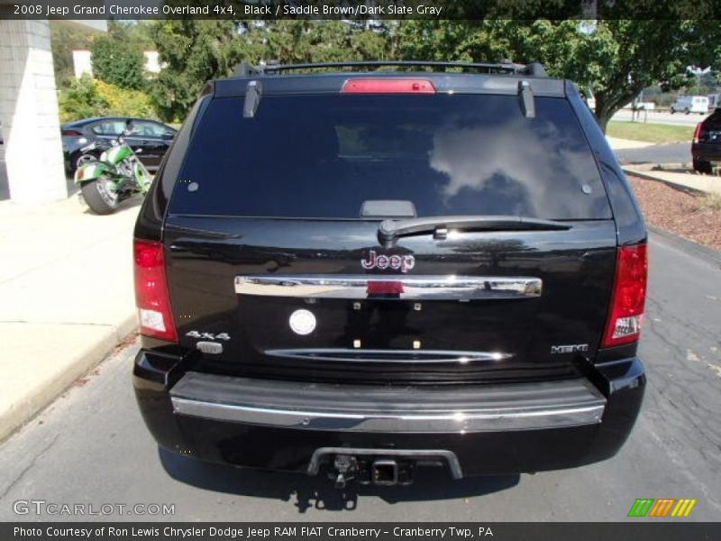 Black / Saddle Brown/Dark Slate Gray 2008 Jeep Grand Cherokee Overland 4x4