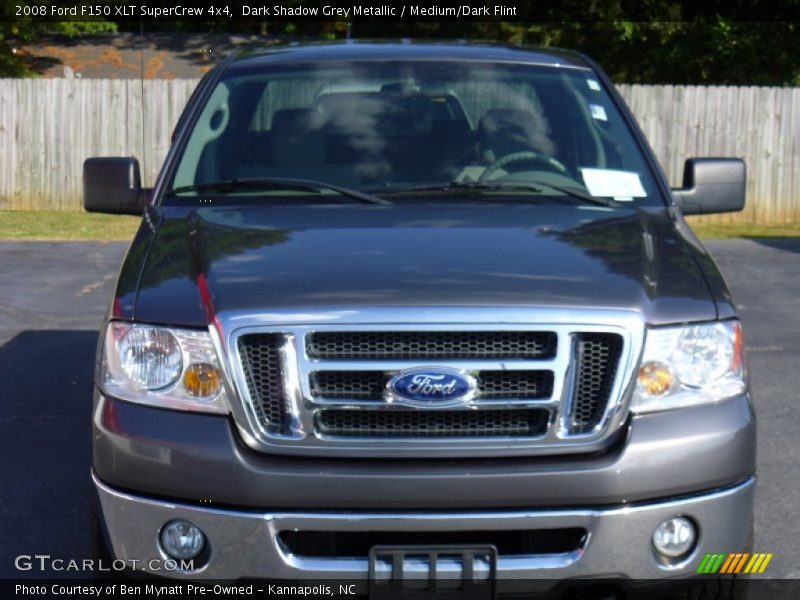 Dark Shadow Grey Metallic / Medium/Dark Flint 2008 Ford F150 XLT SuperCrew 4x4