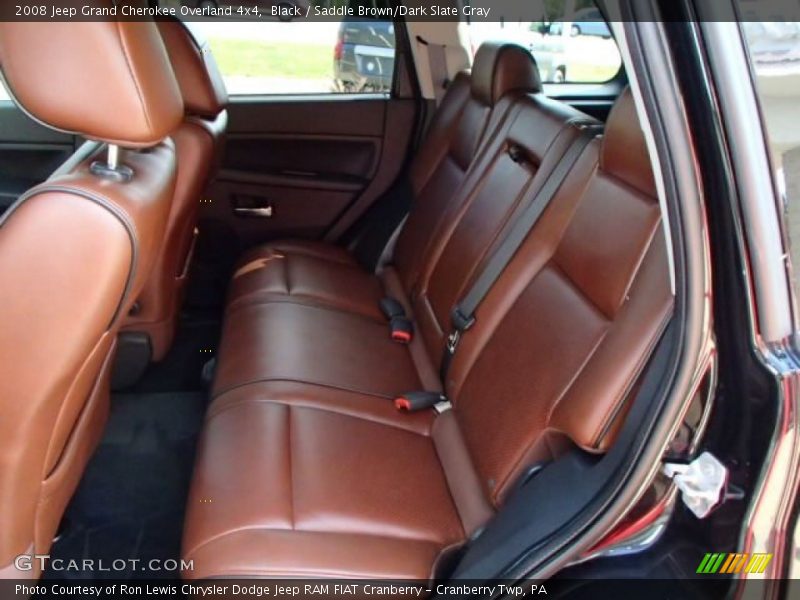 Black / Saddle Brown/Dark Slate Gray 2008 Jeep Grand Cherokee Overland 4x4