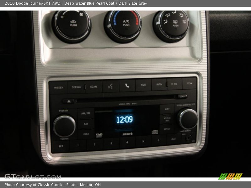 Deep Water Blue Pearl Coat / Dark Slate Gray 2010 Dodge Journey SXT AWD