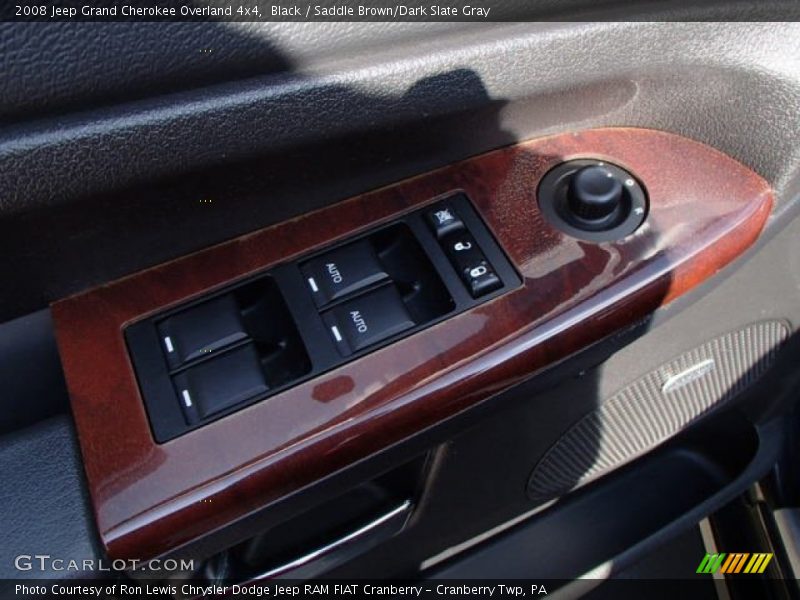 Black / Saddle Brown/Dark Slate Gray 2008 Jeep Grand Cherokee Overland 4x4