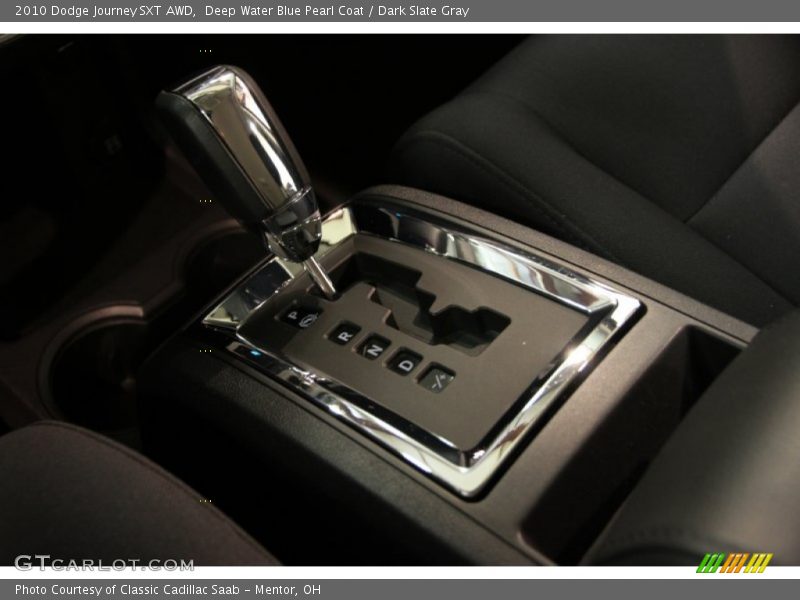 Deep Water Blue Pearl Coat / Dark Slate Gray 2010 Dodge Journey SXT AWD