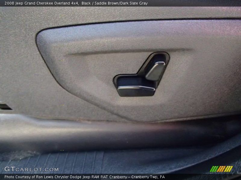 Black / Saddle Brown/Dark Slate Gray 2008 Jeep Grand Cherokee Overland 4x4