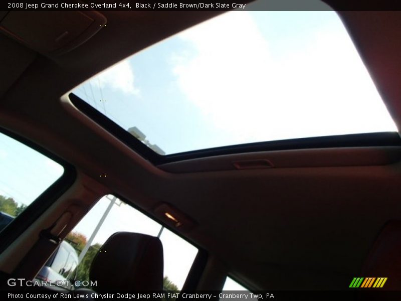 Black / Saddle Brown/Dark Slate Gray 2008 Jeep Grand Cherokee Overland 4x4
