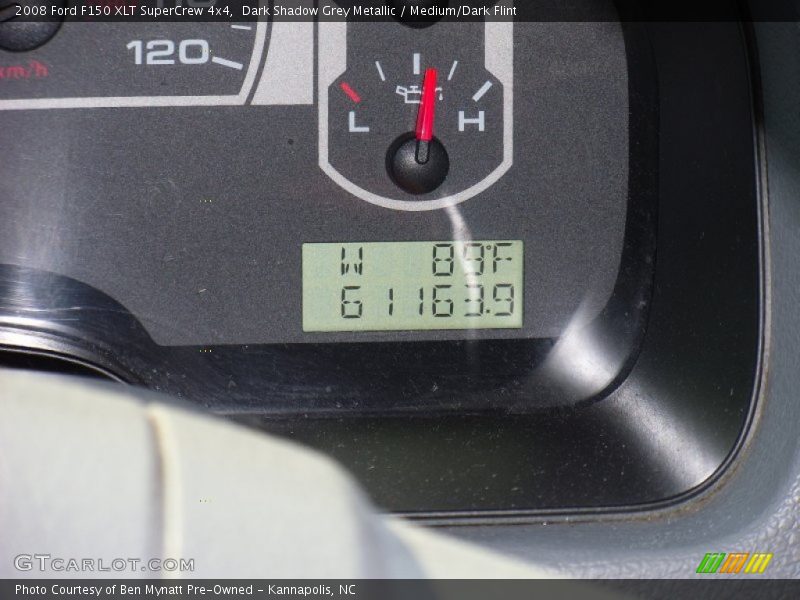 Dark Shadow Grey Metallic / Medium/Dark Flint 2008 Ford F150 XLT SuperCrew 4x4