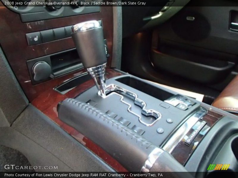 Black / Saddle Brown/Dark Slate Gray 2008 Jeep Grand Cherokee Overland 4x4