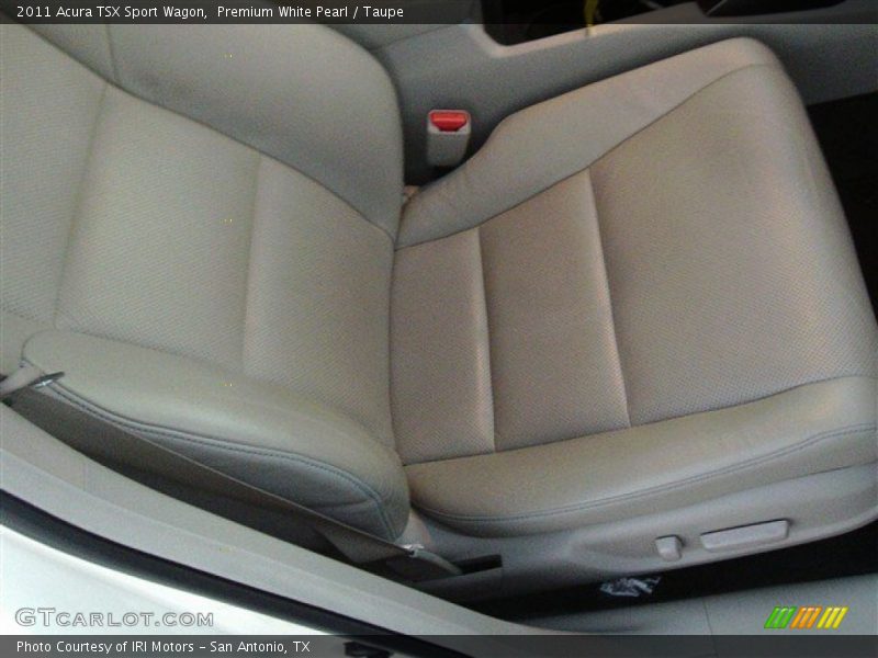 Premium White Pearl / Taupe 2011 Acura TSX Sport Wagon
