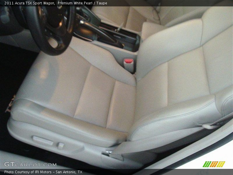 Premium White Pearl / Taupe 2011 Acura TSX Sport Wagon