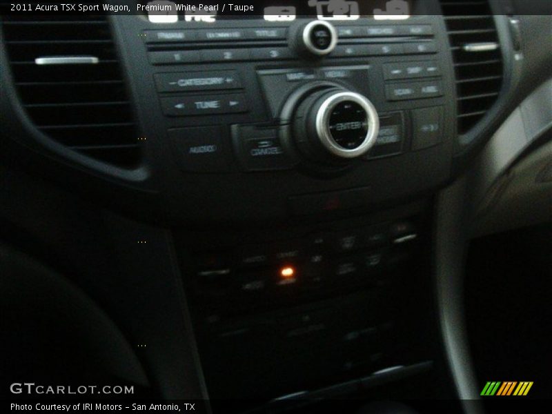 Premium White Pearl / Taupe 2011 Acura TSX Sport Wagon