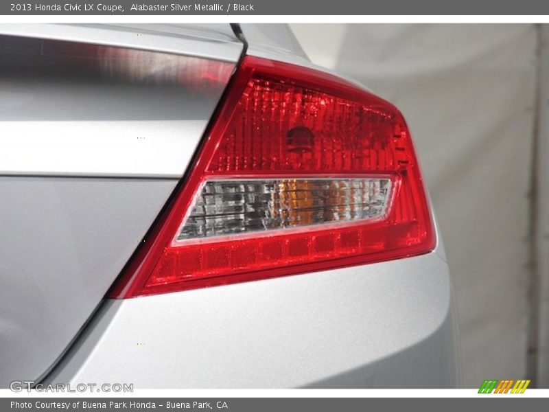 Alabaster Silver Metallic / Black 2013 Honda Civic LX Coupe