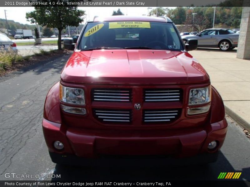 Inferno Red Crystal Pearl / Dark Slate Gray 2011 Dodge Nitro Heat 4.0 4x4