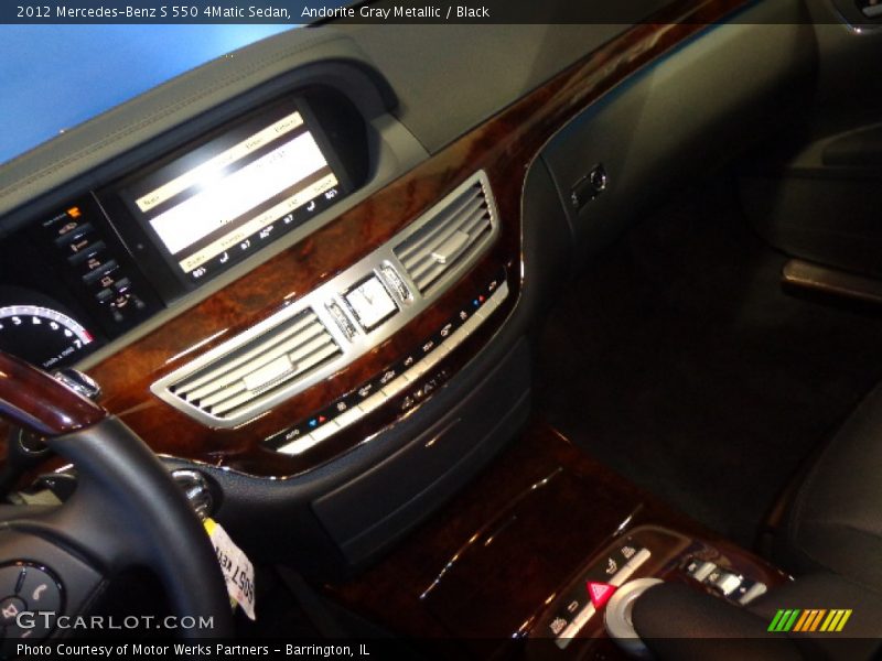 Andorite Gray Metallic / Black 2012 Mercedes-Benz S 550 4Matic Sedan