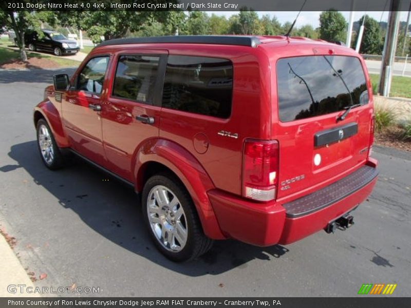 Inferno Red Crystal Pearl / Dark Slate Gray 2011 Dodge Nitro Heat 4.0 4x4