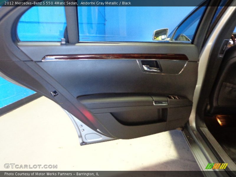 Andorite Gray Metallic / Black 2012 Mercedes-Benz S 550 4Matic Sedan