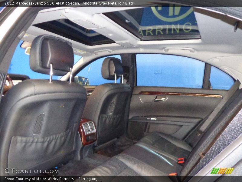 Andorite Gray Metallic / Black 2012 Mercedes-Benz S 550 4Matic Sedan