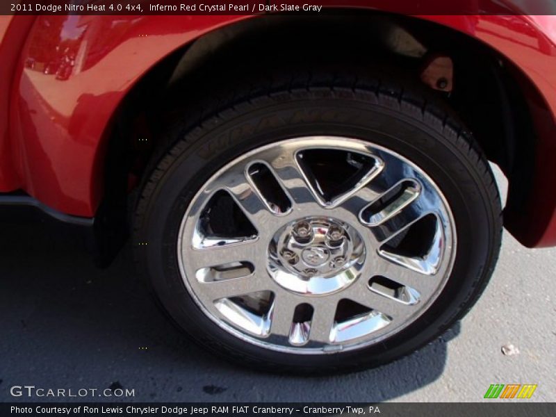 Inferno Red Crystal Pearl / Dark Slate Gray 2011 Dodge Nitro Heat 4.0 4x4
