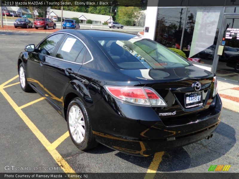 Ebony Black / Black 2013 Mazda MAZDA6 i Touring Sedan