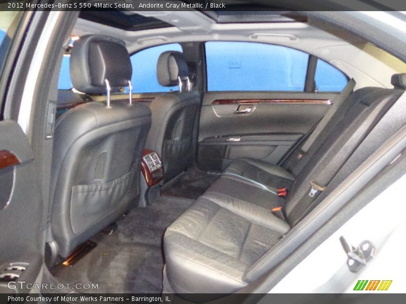 Andorite Gray Metallic / Black 2012 Mercedes-Benz S 550 4Matic Sedan