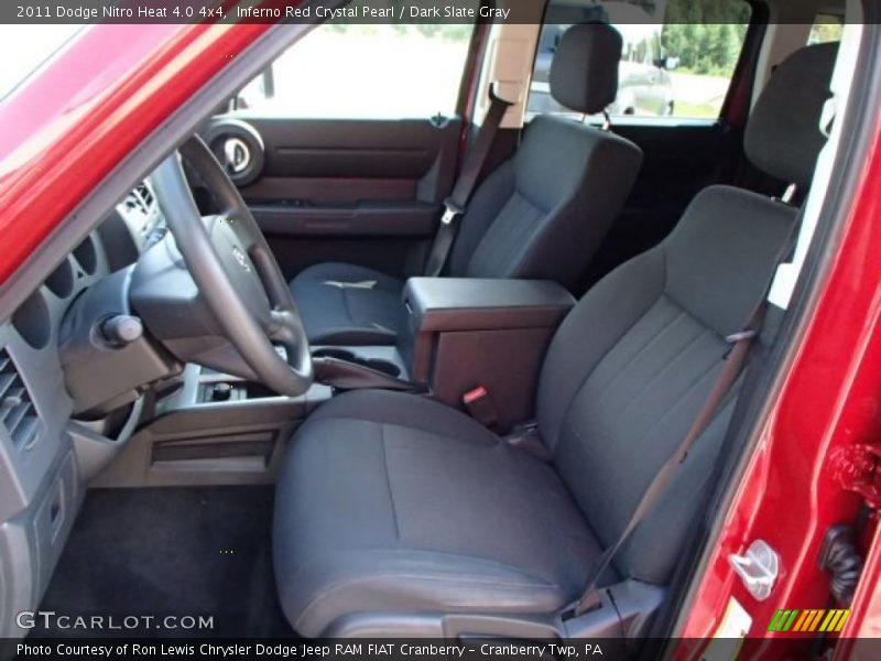 Inferno Red Crystal Pearl / Dark Slate Gray 2011 Dodge Nitro Heat 4.0 4x4