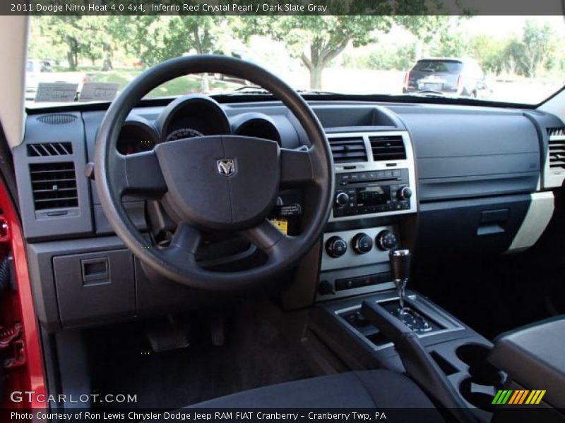 Inferno Red Crystal Pearl / Dark Slate Gray 2011 Dodge Nitro Heat 4.0 4x4