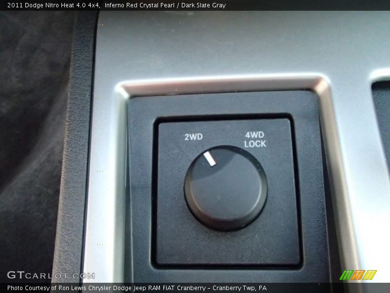 Inferno Red Crystal Pearl / Dark Slate Gray 2011 Dodge Nitro Heat 4.0 4x4