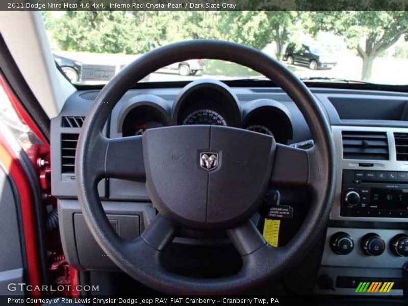 Inferno Red Crystal Pearl / Dark Slate Gray 2011 Dodge Nitro Heat 4.0 4x4