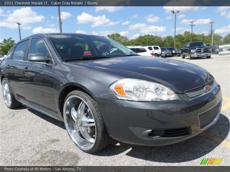 Cyber Gray Metallic / Ebony 2011 Chevrolet Impala LT