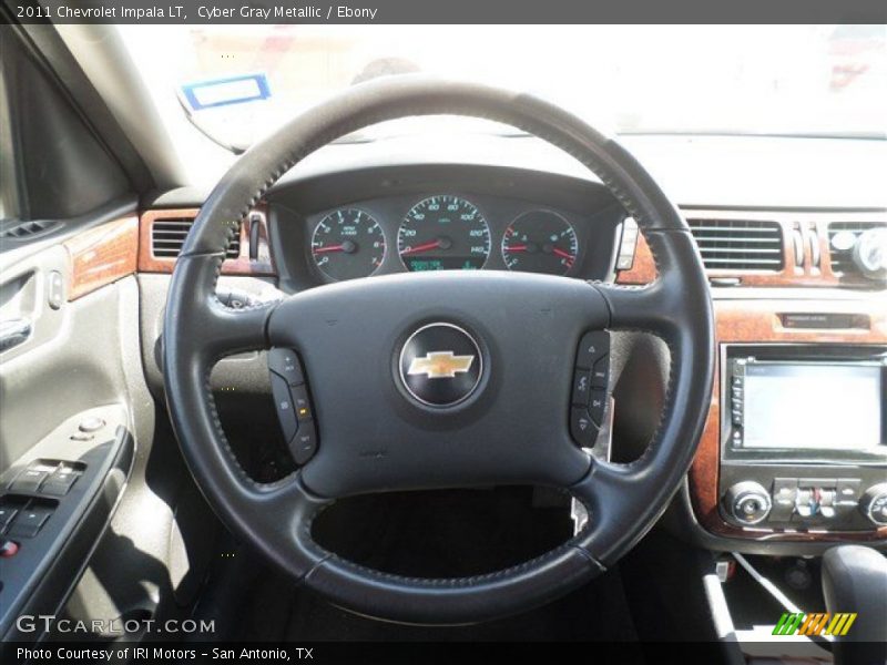 Cyber Gray Metallic / Ebony 2011 Chevrolet Impala LT