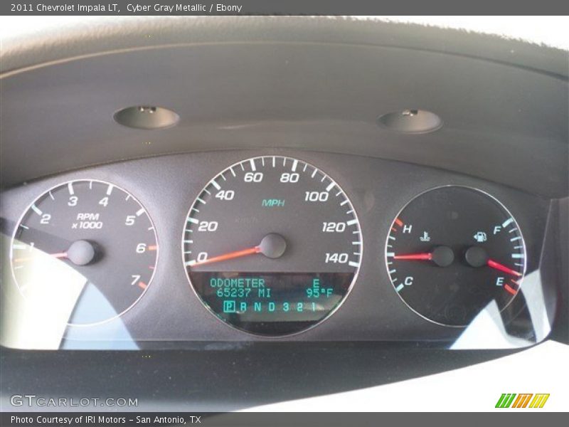 Cyber Gray Metallic / Ebony 2011 Chevrolet Impala LT