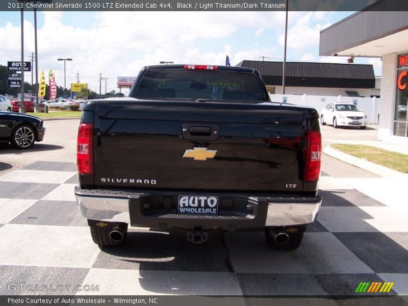 Black / Light Titanium/Dark Titanium 2013 Chevrolet Silverado 1500 LTZ Extended Cab 4x4