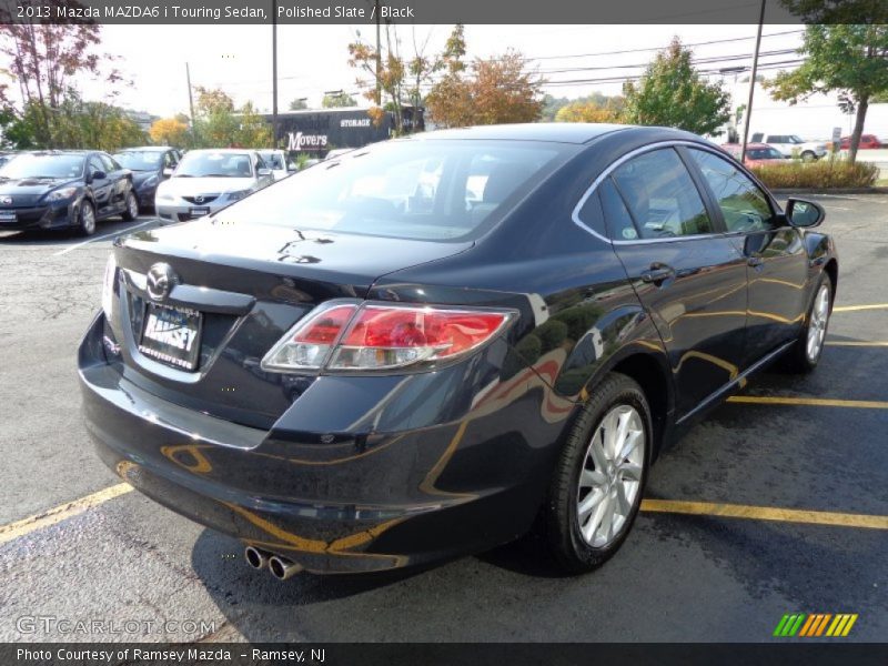 Polished Slate / Black 2013 Mazda MAZDA6 i Touring Sedan