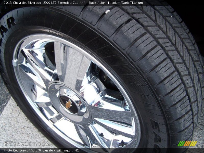 Black / Light Titanium/Dark Titanium 2013 Chevrolet Silverado 1500 LTZ Extended Cab 4x4