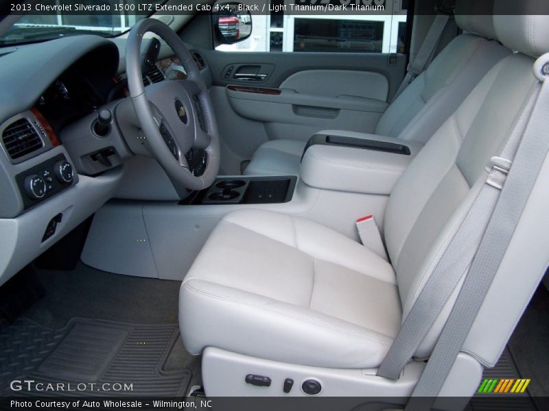 Black / Light Titanium/Dark Titanium 2013 Chevrolet Silverado 1500 LTZ Extended Cab 4x4